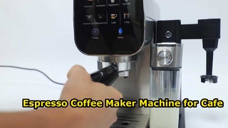 Máquina de café expreso comercial para cafetería y oficina | Proveedor OEM de elaboración rápida de cerveza de 20 bares