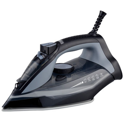 2400W Ropa hierro de vapor con suela de cerámica Turbo de vapor vertical