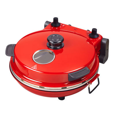 Venta caliente redonda multi-fución uso de la casa móvil de la sartén de pizza y exterior portátil máquina eléctrica de pizza