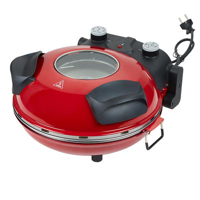 Venta caliente redonda multi-fución uso de la casa móvil de la sartén de pizza y exterior portátil máquina eléctrica de pizza
