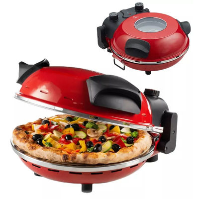 pequeño electrodoméstico de cocina no adhesivo 12 pulgadas máquina de hacer pizza para el hogar horno eléctrico de pizza