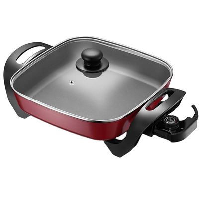 Grill eléctrico Anbo y sartén para pizza
