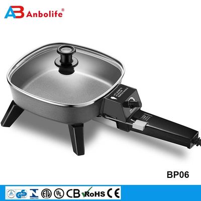 Grill eléctrico Anbo y sartén para pizza