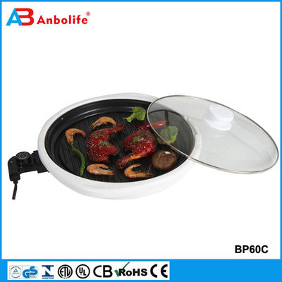 bandeja de alimento de aluminio de hierro fundido rectangular bandeja de pizza antiadherente con tapa de vidrio templado