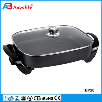 Anbo horno eléctrico redondo antiadherente para parrillado o horno eléctrico de pizza de aluminio para electrodomésticos