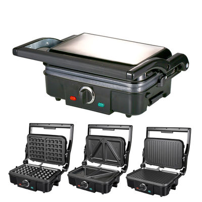 Venta caliente de la máquina de sándwich eléctrico saludable Panini Grill para el hogar