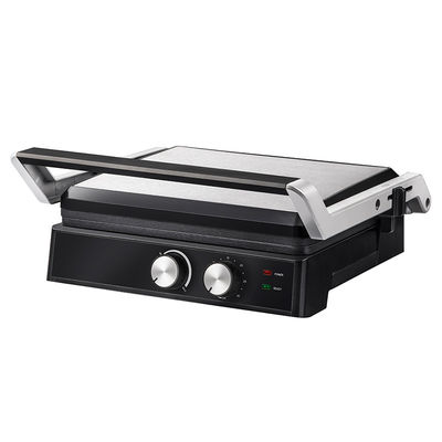 4 rebanadas Grill eléctrico con placas desmontables fabricante de gofres Sandwich Panini Prensa Grill de contacto 2200W placas intercambiables