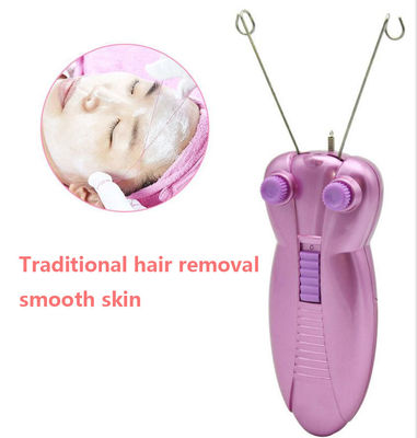Lady Men Bee Electric Facial Epilador de hilo de algodón de baja potencia con indicador de luz de extracción de vello indoloro