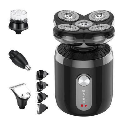 90 Mins Hombres Productos de cuidado personal de la cabeza Razor eléctrico 9D afeitadora flotante de la cabeza