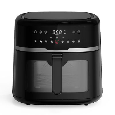 Control de voz Tuya Wifi inteligente HOT Llegada Calidad alimenticia Frigoríferas sin aceite eléctricas de vidrio profundo 12L
