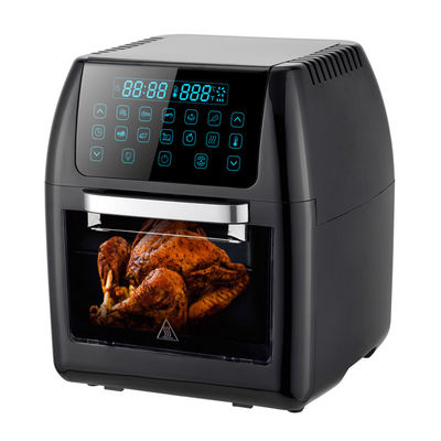Horno de freidora de aire eléctrica digital de 12L con 8 ajustes de cocción Rotisserie deshidratador Cocina sin aceite tostadora multifunción