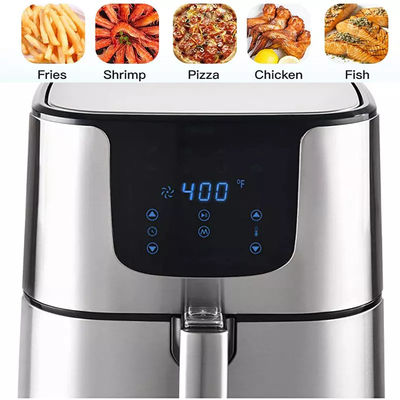 Fuego libre de acero inoxidable El horno de freid eléctrico 5.5L 7L XL Digital 8 Presets pantalla táctil