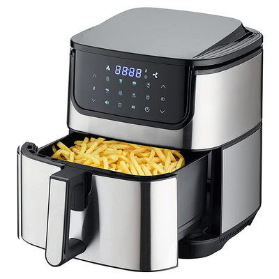 Fuego libre de acero inoxidable El horno de freid eléctrico 5.5L 7L XL Digital 8 Presets pantalla táctil