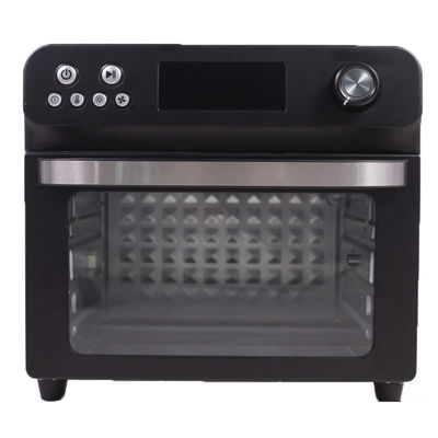 24L 12L hornos de freidora de aire cocinero de acero inoxidable eléctrico retro de gran capacidad de vidrio