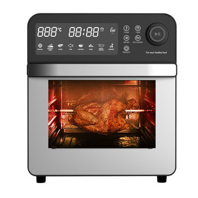 7L 12L 24L de acero inoxidable freidora de aire digital con función de vapor tostadora de aire horno sin aceite