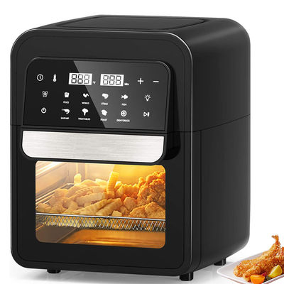 7L 12L 24L de acero inoxidable freidora de aire digital con función de vapor tostadora de aire horno sin aceite