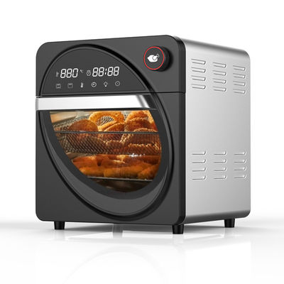 12 litros hornos de freidora de aire de acero inoxidable saludable sin aceite de cocina tostadora eléctrica horno de pizza