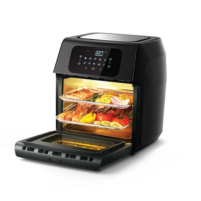 Smart Electric Digital Sin aceite 12L de grado alimentario de acero inoxidable Digital de aire caliente freidora profunda sin aceite horno freidora de aire