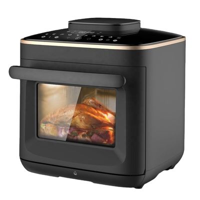 Acero inoxidable 1800W freidora de aire 12 L 14L 24L Panel de control digital horno de freidora de aire al vapor