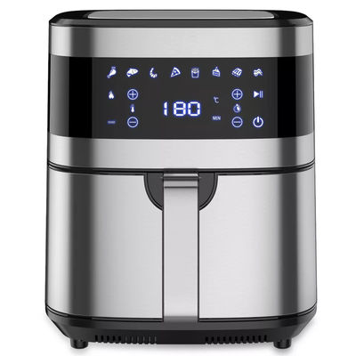 Freidoras de aire automáticas XL 8L 7L 6.5L 5L de gran potencia saludable sin aceite para cocinar Freidora de aire profundo eléctrica