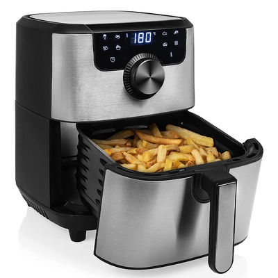 Freidoras de aire automáticas XL 8L 7L 6.5L 5L de gran potencia saludable sin aceite para cocinar Freidora de aire profundo eléctrica