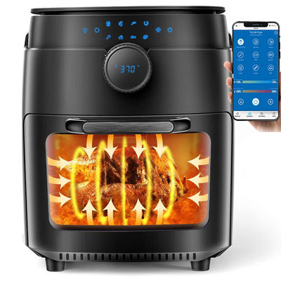 Hornos de freidora de aire blanco de 1800W 12 litros freidora de aire digital sin aceite Wtih Wifi Tuya