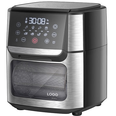 Hornos de freidoras de aire digitales de 12L sin aceite de acero inoxidable de grado alimenticio