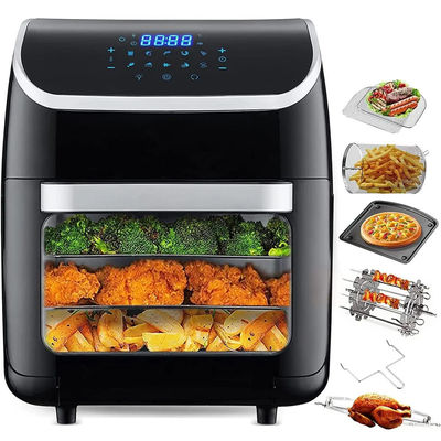 Hornos de freidoras de aire digitales de 12L sin aceite de acero inoxidable de grado alimenticio