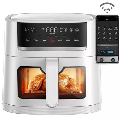 Tuya eléctrico Wifi 3.5L 4L 5.5L 6.5L 8L 9L Smart Glass Friter sin aceite
