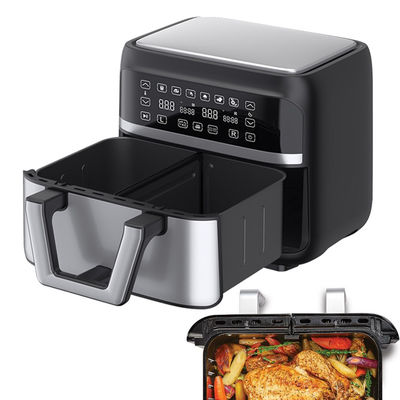Fritadora de aire doble inteligente sin aceite 9L Digital 2400W