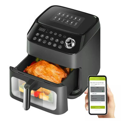 5L 6L 7L 8L Fritadora de aire doble visible rápida cocción caliente sin aceite Wifi inteligente