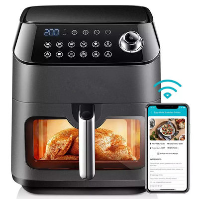 5L 6L 7L 8L Fritadora de aire doble visible rápida cocción caliente sin aceite Wifi inteligente