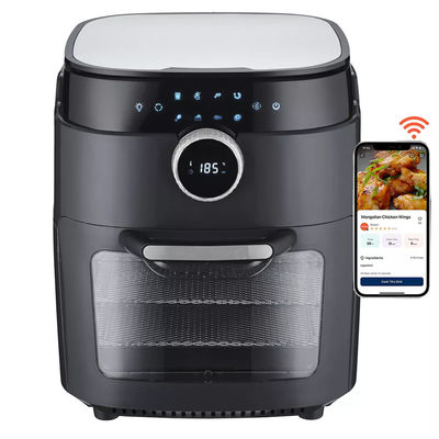 5L 6L 7L 8L Fritadora de aire doble visible rápida cocción caliente sin aceite Wifi inteligente