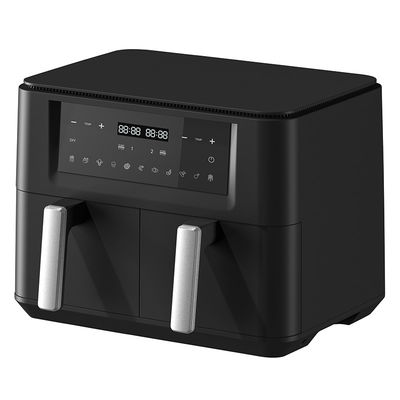 9L 2000W Frigorífico de aire inteligente Digital Cesta doble con ventana visible