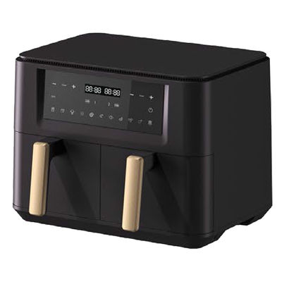 Friteca de aire manual de tamaño pequeño sin pegamento 1L 2.2L Friteca de aire eléctrica digital pequeña