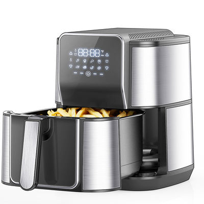 Fritadora de aire digital comercial sin aceite horno de pizza industrial electricidad freidora de profundidad 8L