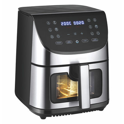 Fritera de aire digital compacta y inteligente 6.5L 7L Ventana visual nueva Freidora De Aire eléctrica con Wifi