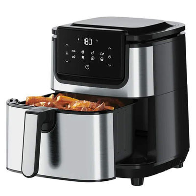 Aplicación de cocina freidora de aire digital con pantalla táctil multifuncional