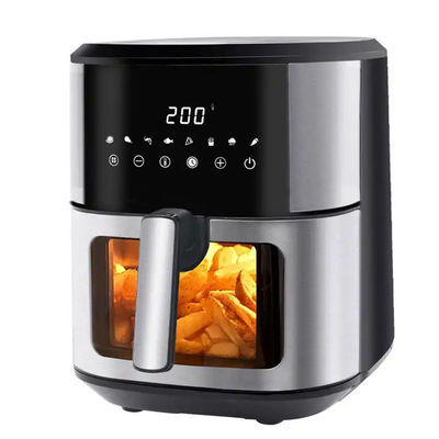 OEM 6L 8L de acero inoxidable freidora de aire digital 1800W