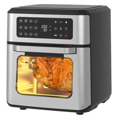 Fritadora de vapor digital con pantalla digital de acero inoxidable Rotisserie Grill de pollo