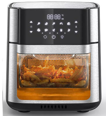 Fritadora de vapor digital con pantalla digital de acero inoxidable Rotisserie Grill de pollo