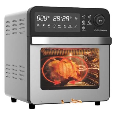 Fritadora de vapor digital con pantalla digital de acero inoxidable Rotisserie Grill de pollo