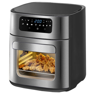 Fritadora de vapor digital con pantalla digital de acero inoxidable Rotisserie Grill de pollo