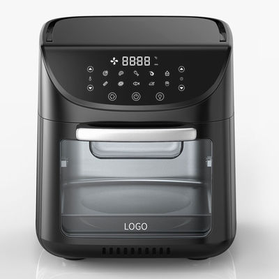 Frigorífico de aire digital de 1800W Frigorífico de aire caliente Smart Touch Screen 12L Frigorífico de aire sin aceite Horno