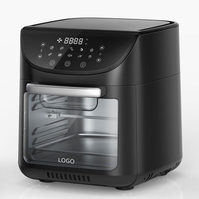 Frigorífico de aire digital de 1800W Frigorífico de aire caliente Smart Touch Screen 12L Frigorífico de aire sin aceite Horno