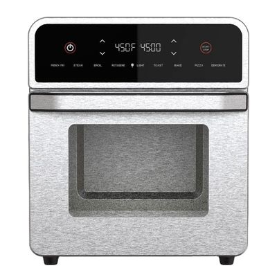 Frigorífico de aire digital de 1800W Frigorífico de aire caliente Smart Touch Screen 12L Frigorífico de aire sin aceite Horno