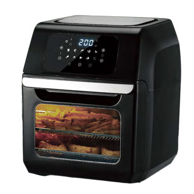 Frigorífico de aire digital de 1800W Frigorífico de aire caliente Smart Touch Screen 12L Frigorífico de aire sin aceite Horno