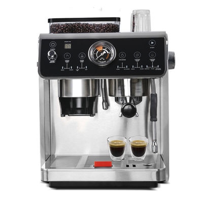 Máquina automática de café cuerpo de acero inoxidable para el hogar máquina de café italiana inteligente