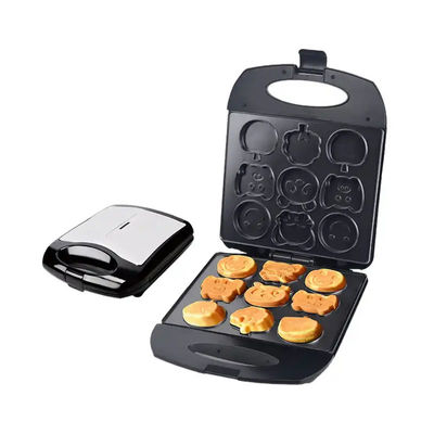 4 panqueques huevo núcleo personalizado Waffle Maker redondo para el hogar individual niños pastel horneado