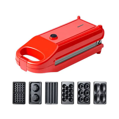 Portátil 6 8 en 1 sin pegamento Sandwich de burbujas Waffle Maker para el hogar